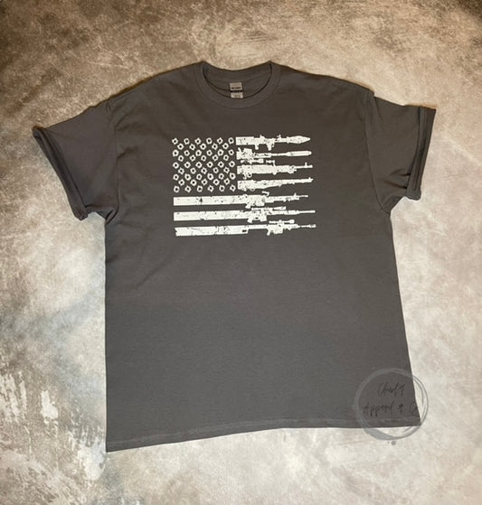Flag/Gun T-shirt