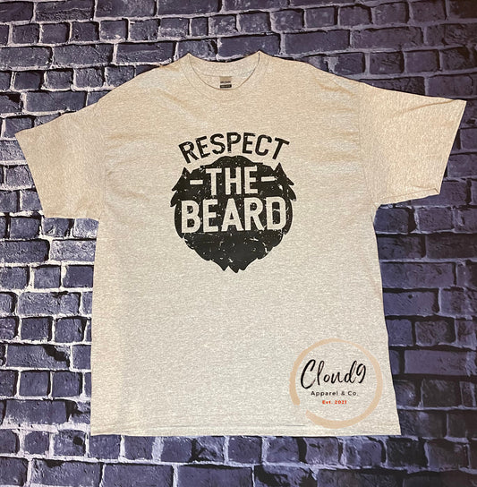 Respect the Beard Mens T-shirt