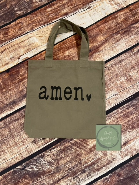 Amen Canvas Bag